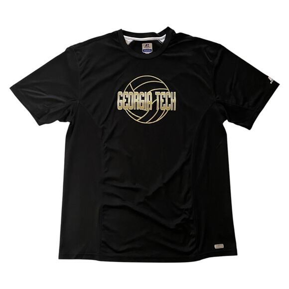 Georgia Tech Tough Dri-Power Jersey Russell Athletic Size Large - A401 - Picture 1 of 10